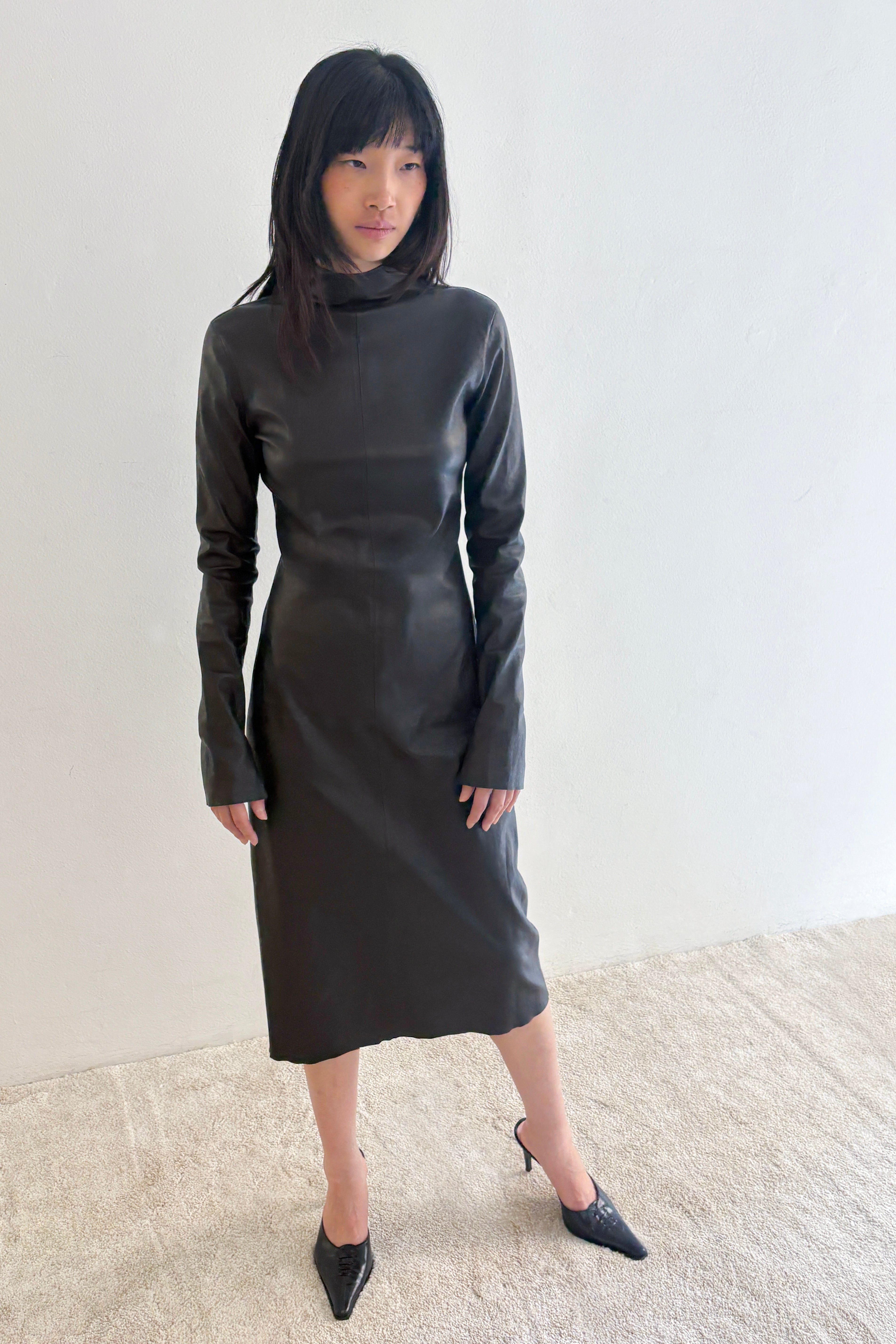 Bottega Veneta by Matthieu Blazy leather dress – crumbs archive