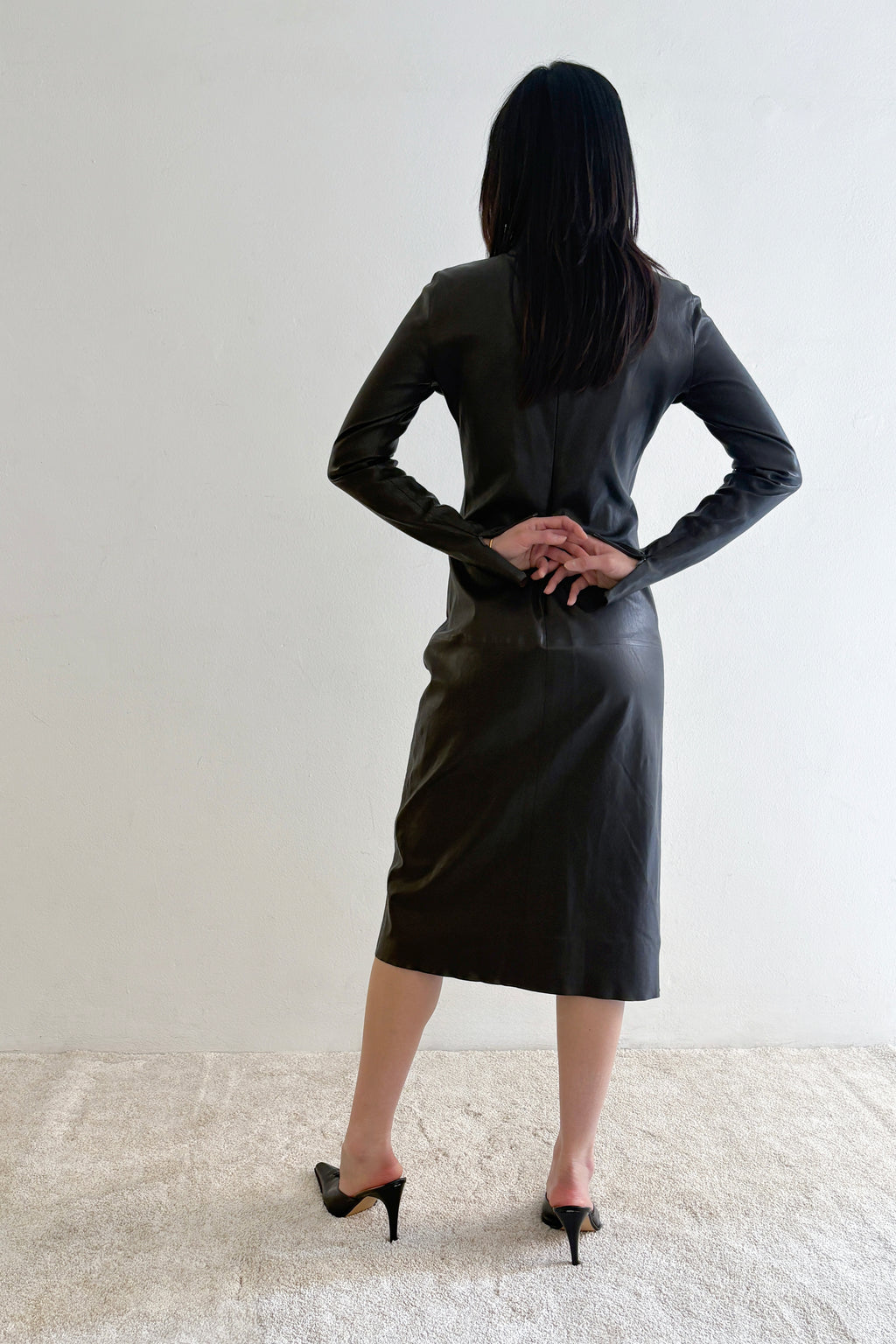 Bottega Veneta by Matthieu Blazy leather dress