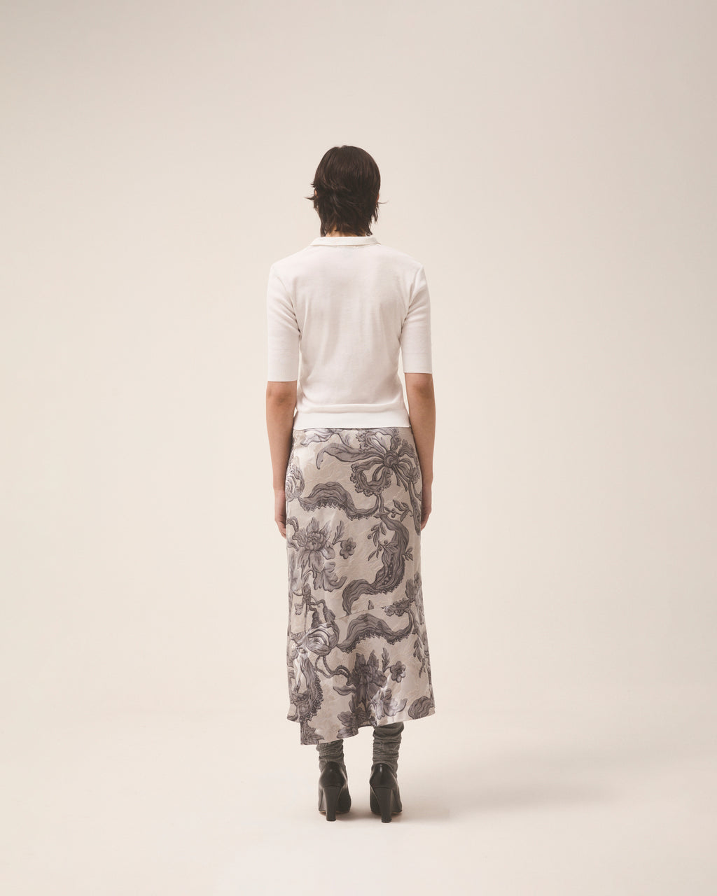 Jil Sander mid 2000S silk skirt