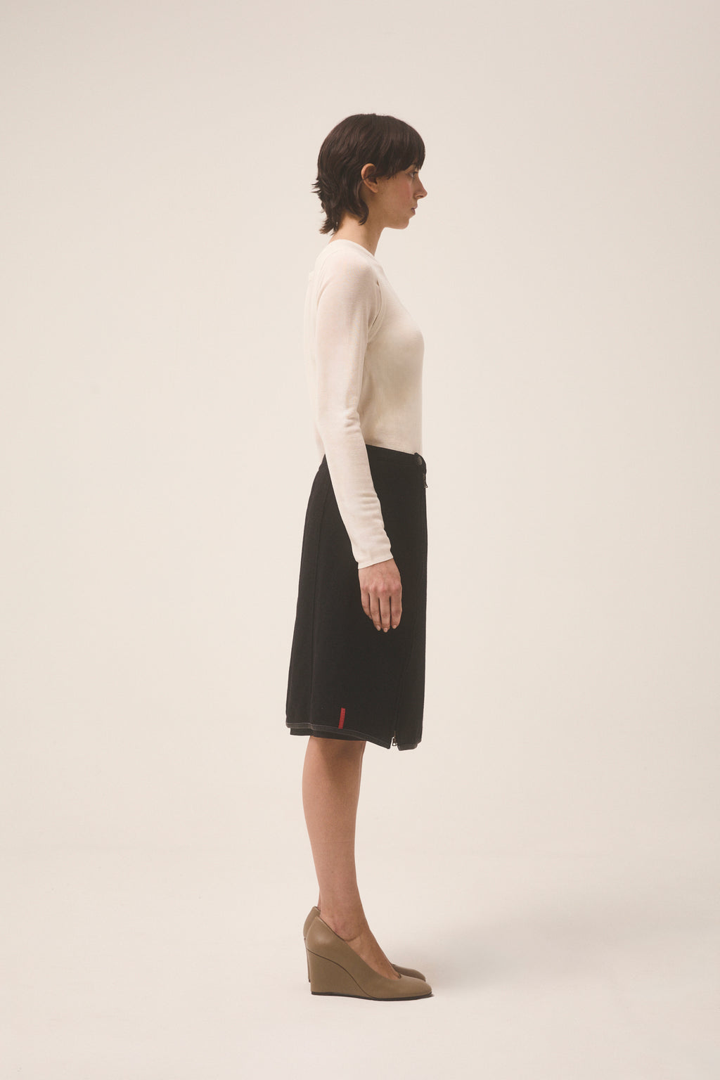 Prada FW2000 Linea Rossa skirt