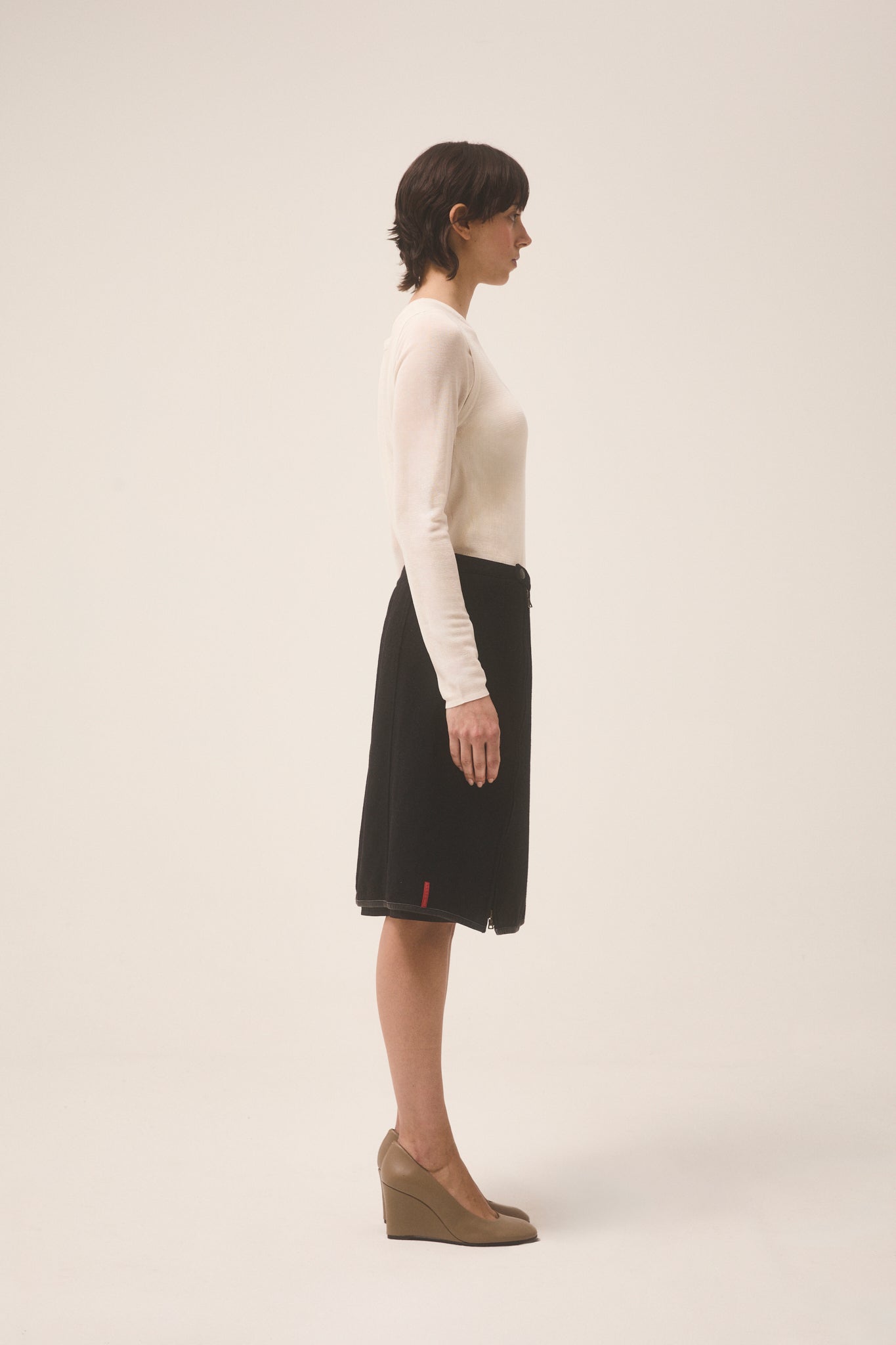 Prada FW2000 Linea Rossa skirt