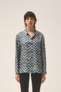 Prada FW2015 silk shirt