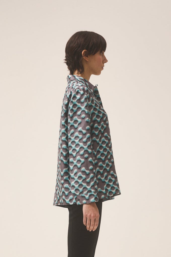 Prada FW2015 silk shirt