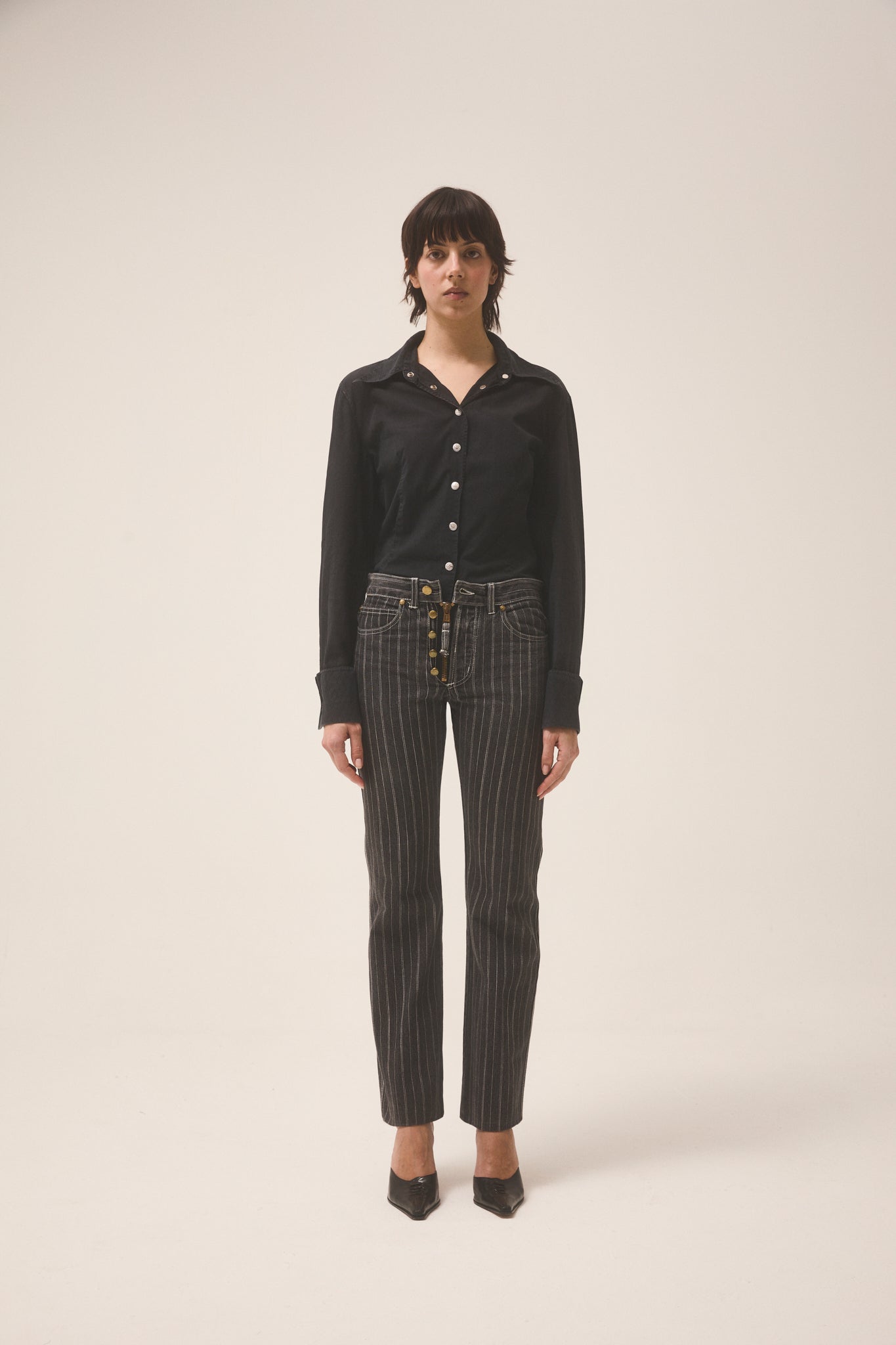 Jean Paul Gaultier early 2000S denim trousers