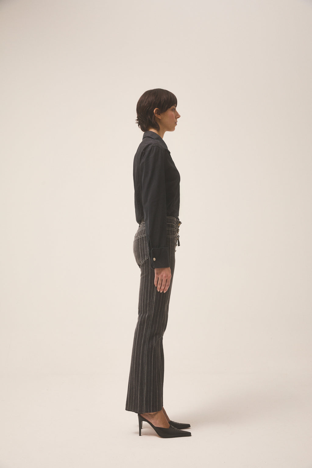 Jean Paul Gaultier early 2000S denim trousers