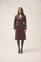 Prada FW2017 leather trench coat