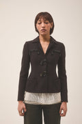 Prada runway FW2004 structured blazer