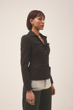 Prada runway FW2004 structured blazer
