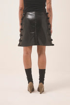Courrèges by Nicolas Di Felice SS2024 vynil skirt