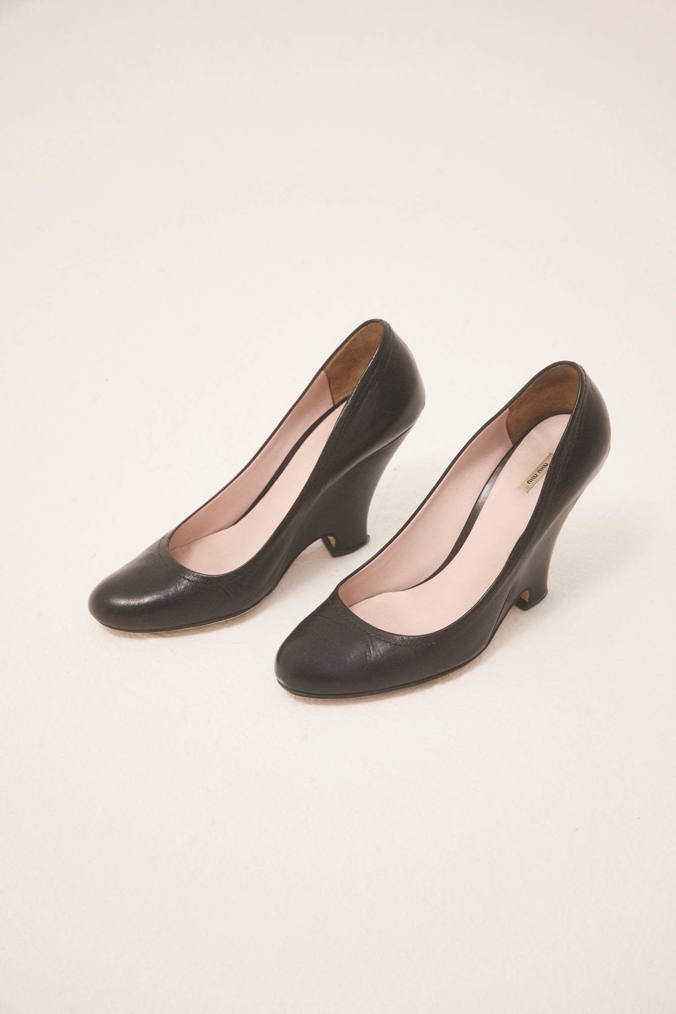 Miu Miu early 2000S wedge pumps – crumbs archive